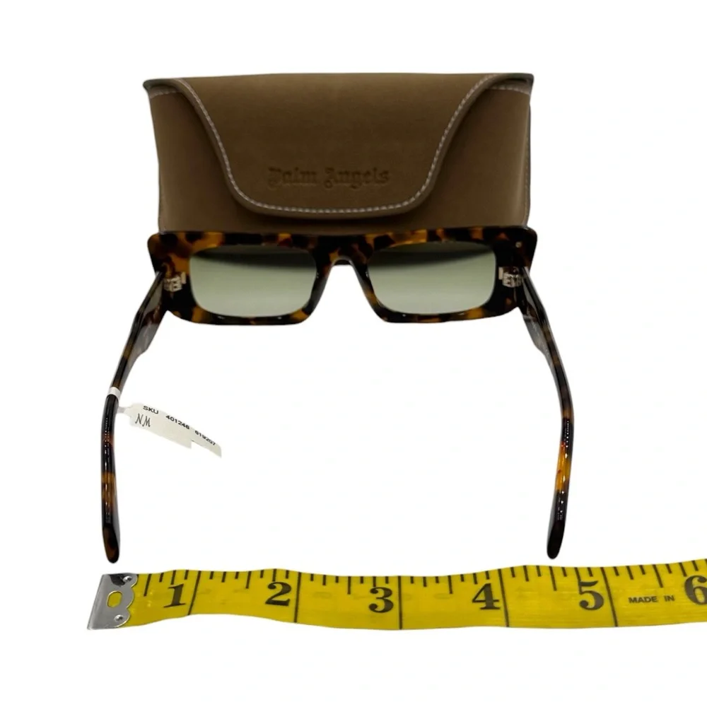Palm Angels Arvin Sunglasses - Havana Tortoise / Gradient Green (PERI093 6054)